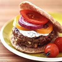Feta-stuffed Turkey Burgers recipe photo