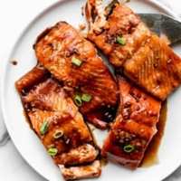 Honey Garlic Soy Glazed Salmon recipe photo