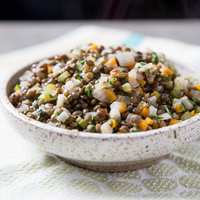 Lentils With Garlic and Herbs recipe photo