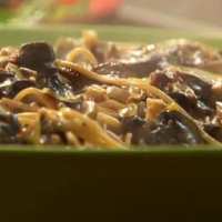 Creamy Mushroom Spaghetti recipe photo